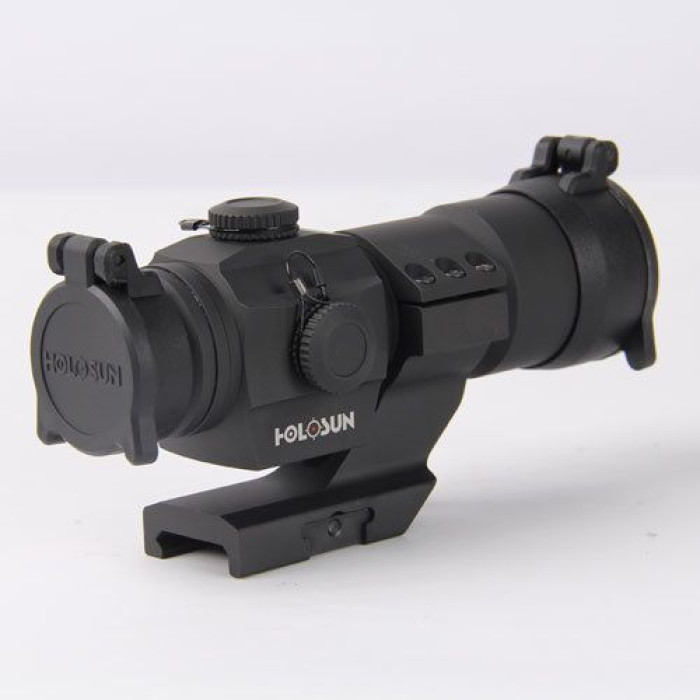Коллиматорный прицел Holosun Tube HS406A 2 MOA на Weaver 