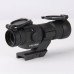 Коллиматорный прицел Holosun Tube HS406A 2 MOA на Weaver 