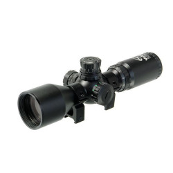 Оптический прицел VEBER BLACK FOX 3-9х42 RG MD с кольцами на Weaver