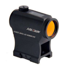 Коліматорний приціл Holosun Paralow HS403C 2 MOA с солнечной батареей на Weaver 