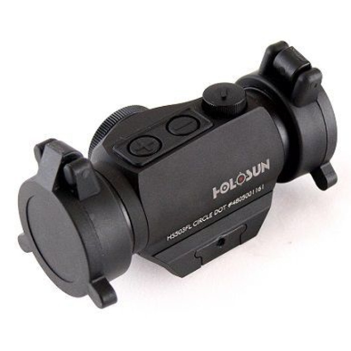 Коллиматорный прицел Holosun Paralow HS503FL 2/65 MOA с антибликом на Weaver