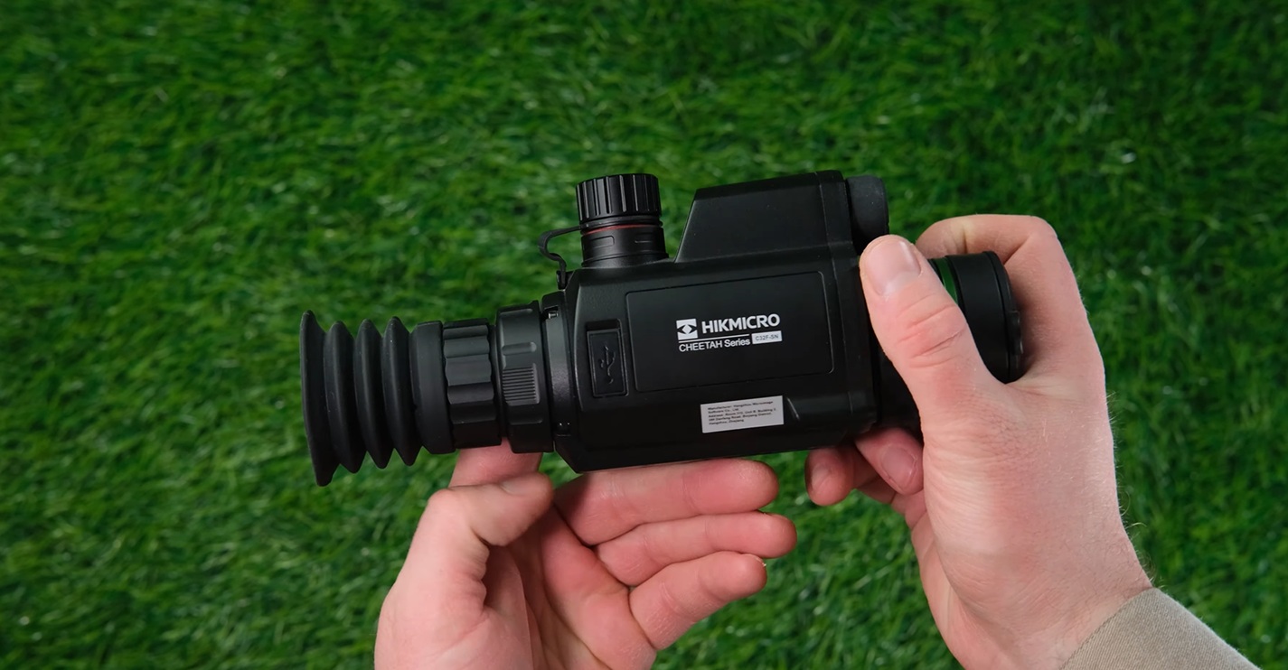 Прицел ночного видения HikMicro CHEETAH C32F-SN для использования на оружии во время ночного наблюдения
