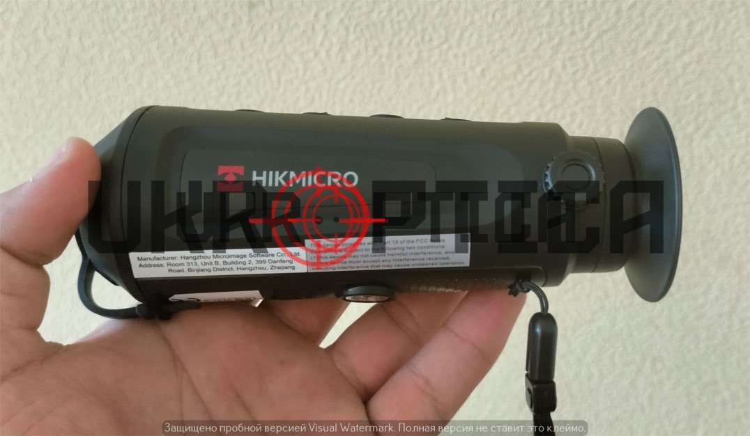 Компактные размеры тепловизора HikMicro LE10