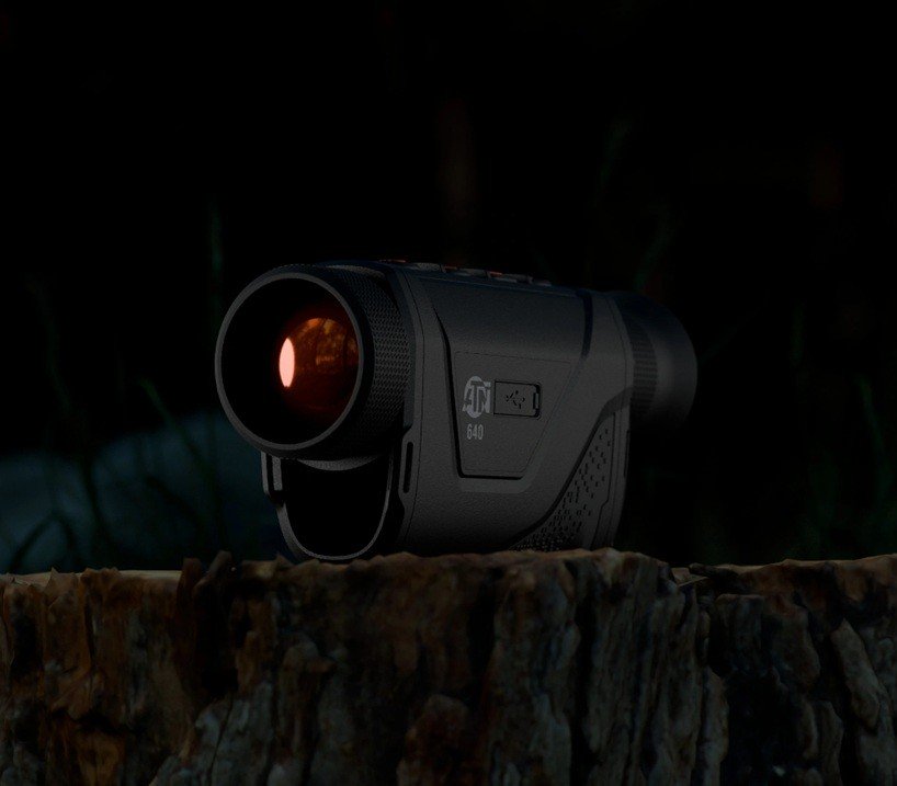Использование тепловизора ATN BlazeHunter 635 LRF во время полевого наблюдения с измерением дистанции